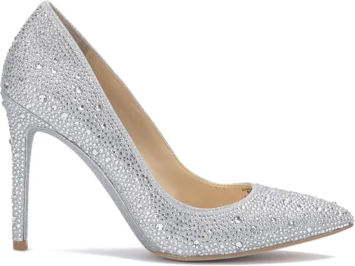 Vista 8 de Jessica Simpson Zapatos de tacón clásicos con adornos Pembe para mujer