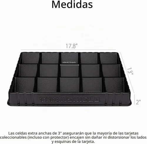 Vista 4 de Bandejas de clasificación apilables resistentes TitanShield Compatibles con Pokémon TCG, béisbol, Magic The Gathering MTG, intercambio deportivo
