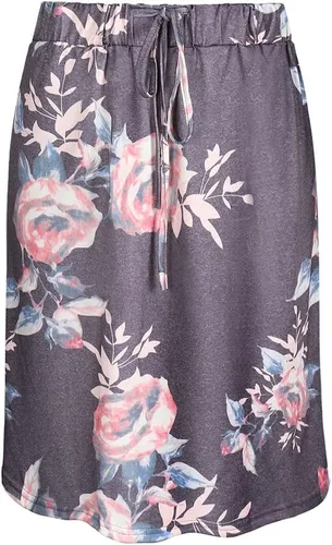 Vista 3 de Wenseny Faldas de tubo hasta la rodilla para mujer, faldas de tubo elásticas, midi, entalladas, con cordón, vestidos diarios
