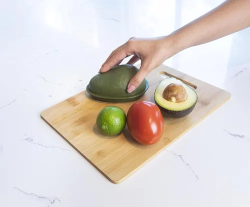 Vista 5 de Contenedor para aguacate; cápsula para guardar aguacate Joie Fresh, contenedor de aguacate, Verde
