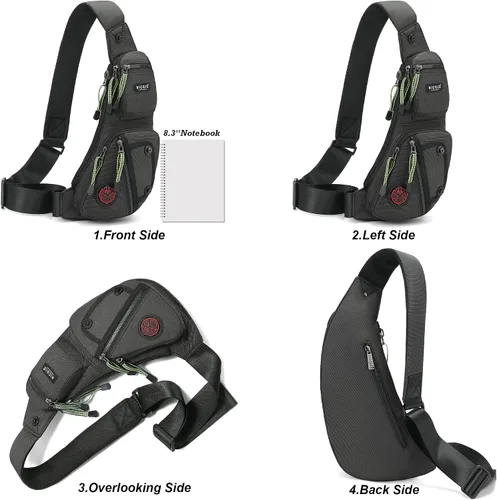 Vista 2 de Nicgid Sling Bag - Mochila bandolera para hombre), Kyd2620002