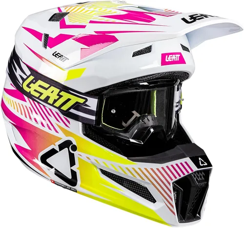 Vista 10 de Leatt Kit de casco y gafas Moto 3.5 Protección y comodidad