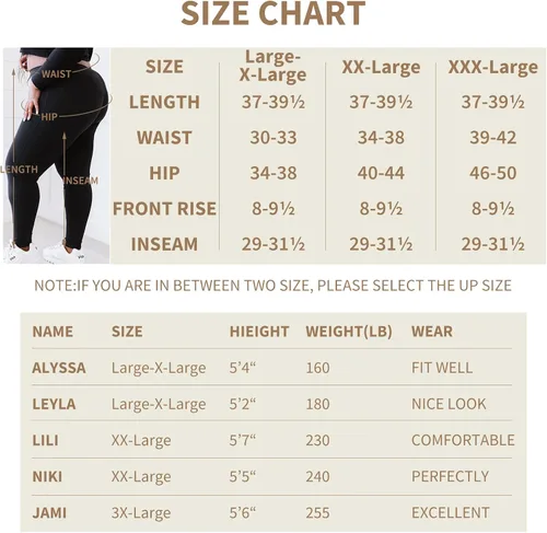 Vista 5 de HLTPRO Leggings con forro polar de talla grande para mujer con bolsillos, pantalones de yoga de cintura alta térmicos negros para entrenamiento