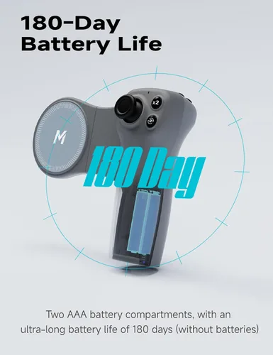 Vista 4 de MOVMAX Control remoto inalámbrico para DJI Osmo Pocket 4/3/2, soporte de teléfono Magsafe con joystick efecto Hall, batería de larga duración