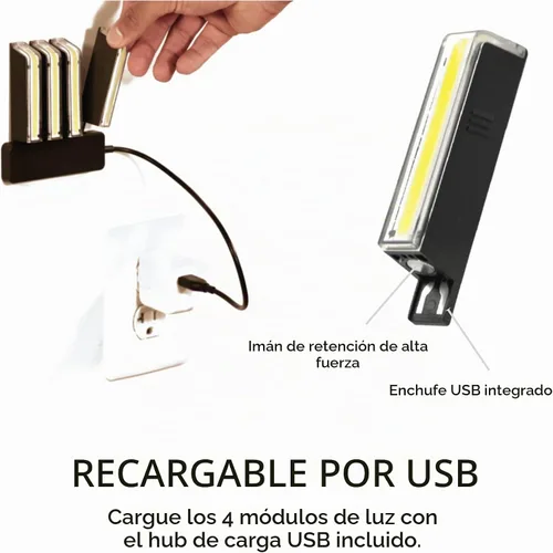 Vista 6 de REDSHIFT ARCLIGHT PRO Pedales planos de bicicleta con luces LED, encendido y apagado automático, batería de más de 36 horas, recargable por USB
