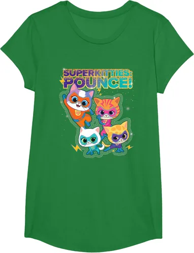 Vista 43 de Disney Junior SuperKitties Pounce! Camiseta de equipo completo, talla S