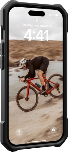 Vista 8 de URBAN ARMOR GEAR UAG Funda compatible con iPhone 15 de 6.1 pulgadas, Essential Armor negro, imán integrado compatible con carga MagSafe, funda