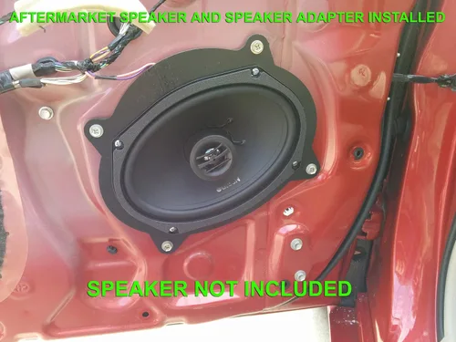 Vista 3 de Anillos espaciadores de adaptador de altavoz de ajuste exacto para vehículos Lexus - SAK010_6925-1 par