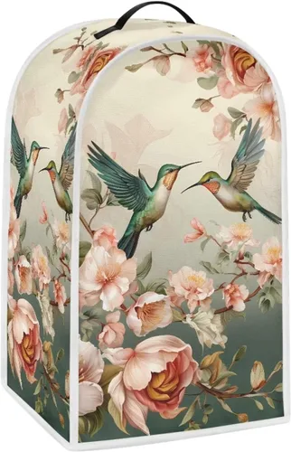 Vista 9 de Upetstory Funda antipolvo para licuadora de vaca, estilo bohemio, azteca, para cafetera, electrodomésticos, resistente a las manchas, lavable
