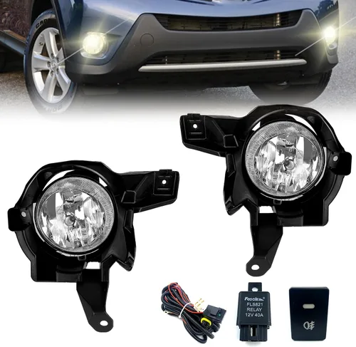 Vista 58 de Shocklight Luces antiniebla LED de repuesto para Dodge Ram 1500 2009-2012, Dodge Ram 2500 3500 2010-2018 Lámparas antiniebla izquierda y derecha