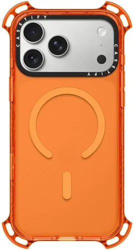 Vista 38 de CASETiFY Funda Bounce para iPhone 16 Pro [a prueba de golpes, 21.3 pies, protección contra caídas de grado militar 6X, compatible con Magsafe] Azul