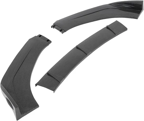 Vista 65 de SCITOO Alerón de borde de parachoques delantero mate negro para Ford Focus ST años 2013-2014 - Spoiler frontal de polipropileno