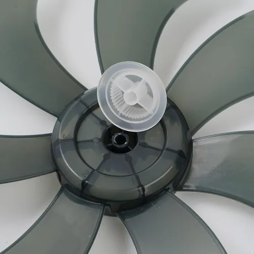 Vista 2 de Freebily Reemplazo universal de plástico de 5/7 hojas con cubierta de tuerca para ventilador de pie de 16 pulgadas, ventilador de mesa, ventilador