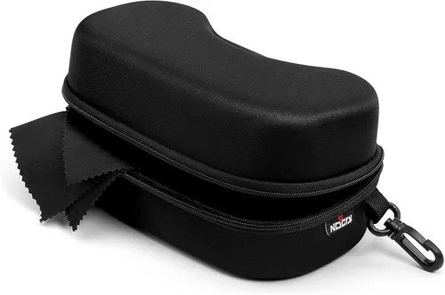 Vista 8 de NoCry - Funda para gafas de seguridad resistente al agua con clip - Soporte grande y resistente para gafas de sol semiduras para hombres y mujeres