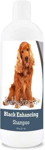 Vista 100 de Healthy Breeds Rottweiler Black Enhancing Shampoo - Limpiador suave con vitamina E, aloe y aceite de coco que añade brillo, brillo e intensidad a