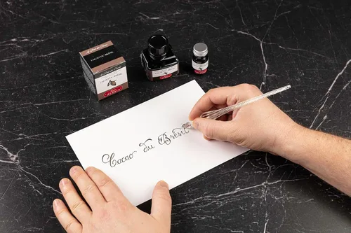 Vista 8 de Tinta para pluma estilográfica Herbin - 1.0 fl oz Embotellada - Cacao du Bresil