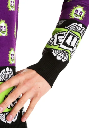 Vista 9 de Suéter de Halloween para Adultos Beetlejuice Lydia Deetz Multicolor