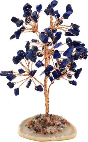 Vista 12 de Mina Heal Árbol bonsái de cristales curativos para decoración del hogar, decoración de habitación y escritorio de oficina, regalos espirituales