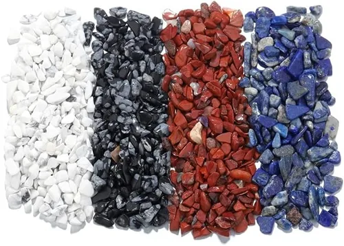 Vista 7 de Rellenos de resina de piedra triturada natural de 0.71 oz, relleno de epoxi UV de cristal, manualidades, decoración de uñas, rellenos de moldes