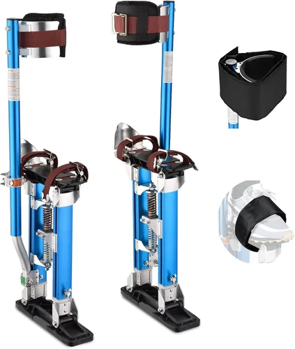 Vista 13 de Yescom Drywall Stilts 16-24 Herramienta ajustable de aluminio para paneles