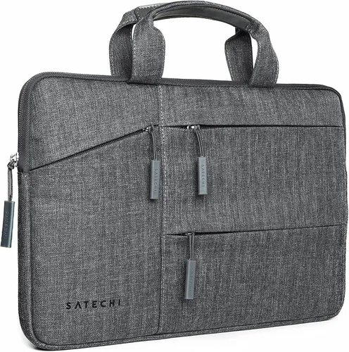 Vista 4 de Satechi Funda de transporte resistente al agua para laptop con bolsillos, para MacBook Pro M2/M1, MacBook Air M2/M1 y más 15 inch