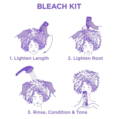 Vista 5 de SoftSheen -Carson Interbeauty Dark and Lovely® Uplift - Kit de blanqueamiento con polvo, revelador y tóner para cabello rubio