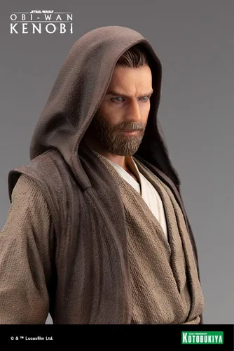 Vista 13 de ARTFX SW201 Star Wars OBI-Wan Kenobi - Figura de montaje simple prepintada de PVC a escala 1/7