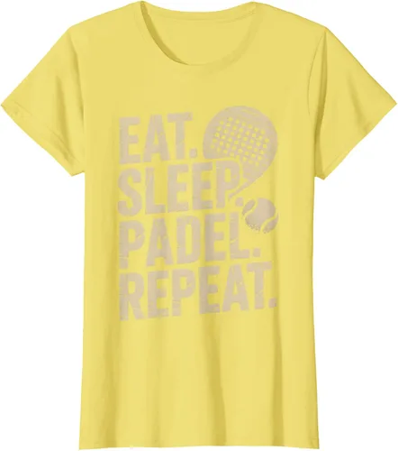 Vista 75 de Camiseta Eat Sleep Padel Repeat Padel Jugador de Tenis