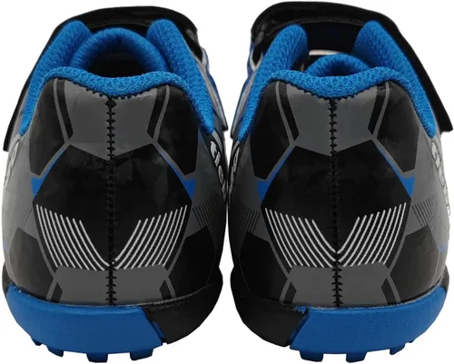 Vista 5 de Zapatos de fútbol para niños y niñas, zapatos de césped firme para deportes al aire libre (bebéniño pequeño)