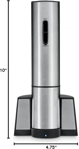 Vista 4 de Cuisinart Abridor de Vino Eléctrico CWO-25, Acero Inoxidable 3.50" x 4.75" x 10.00