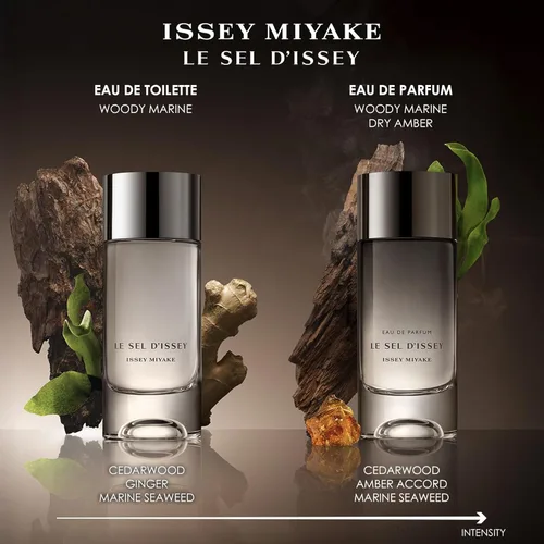 Vista 5 de Issey Miyake Le Sel d'Issey Eau de Toilette - Fresh Woody Marine Fragrance for Men - With Salt Accord, Marine Seaweed, Ginger & Cedarwood