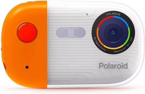 Vista 10 de Polaroid Cámara de acción WiFi de doble pantalla 4K 18mp, cámara Polaroid deportiva impermeable con batería recargable integrada y accesorios