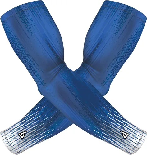 Vista 24 de B-Driven Sports Mangas de compresión de enfriamiento para hombres, mujeres y jóvenes, protección UV del antebrazo, soporte deportivo (1 par)
