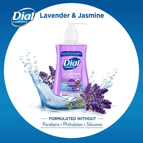 Vista 6 de Jabón líquido antibacterial para manos Dial, de áloe, de 7.5 oz