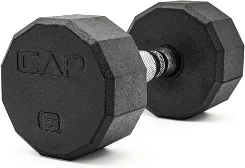 Vista 14 de CAP Barbell Peso de la mancuerna hexagonal recubierta, individual, 10-120 libras, múltiples opciones