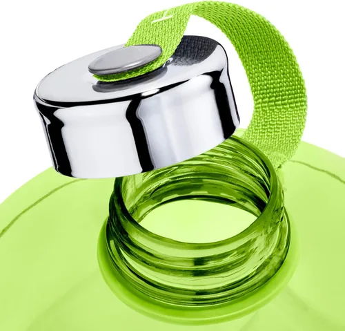 Vista 3 de HydroMATE - Botella de agua con frases motivadoras, de 64 onzas, con marcas de tiempo, sin BPA, botella reutilizable con asa, a prueba de fugas