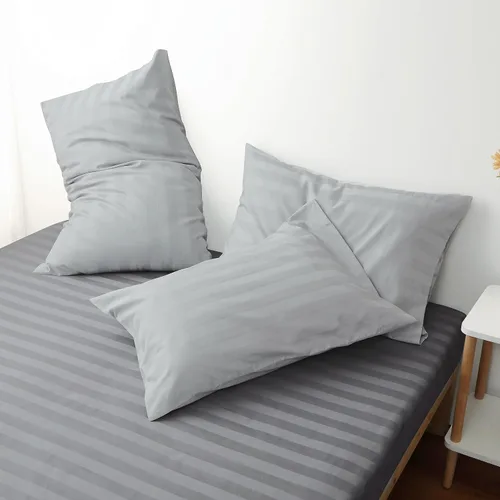 Vista 159 de Juego de 2 fundas de almohada 100% de algodón egipcio, fundas de almohada refrescantes de 400 hilos, fundas de almohada suaves y transpirables