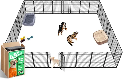 Vista 89 de FXW Homeplus Unleashed Corralito para Perros de Interior - Juego Sin Estrés y Seguro, Resistente de 24 Pulgadas 2 Paneles Corralito para Cachorros