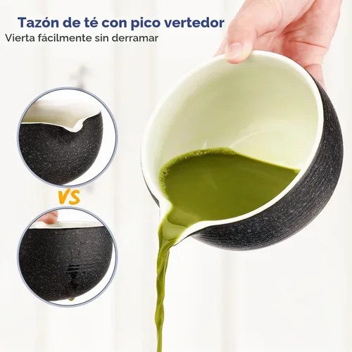 Vista 3 de Joiish Juego de 10 batidores de matcha, kit de matcha con cuchara medidora