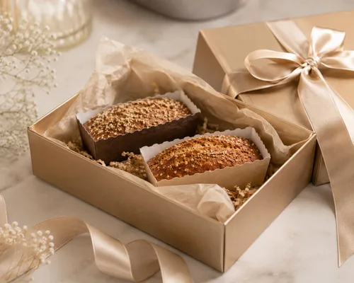 Vista 5 de Pastry Chef's Boutique Easy Bake - Mini moldes de papel para tartas – Pequeño pan rectangular de 3 1/8 pulgadas x 1 9/16 pulgadas x 1 5/8 pulgadas