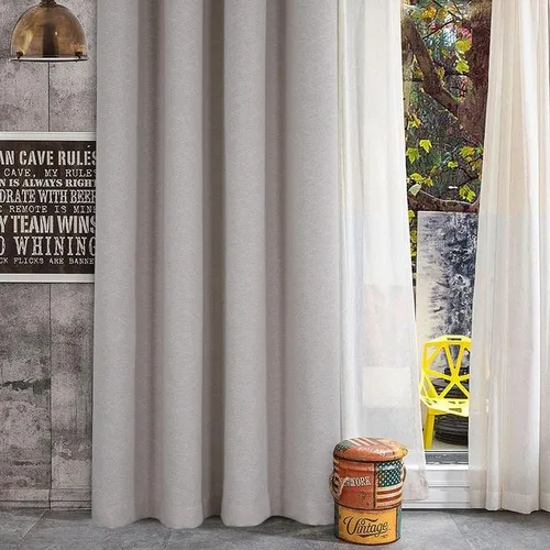 Vista 10 de always4u Cortinas geométricas de rombos suaves con aspecto de lana, 2 paneles, cortinas de lujo para tratamiento de ventanas de invierno, para sala