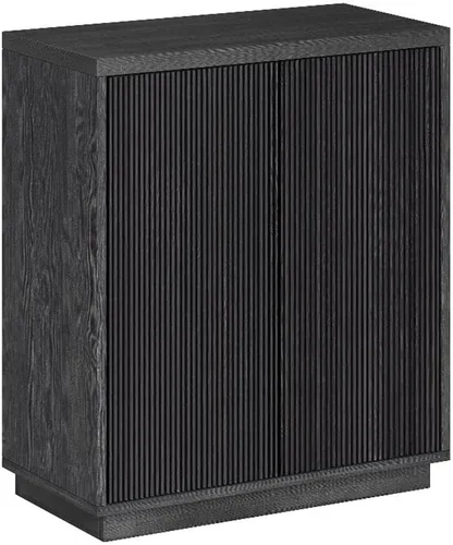 Vista 9 de Henn&Hart Alston - Armario Accent, 28 pulgadas de ancho, blanco aliso Fluted doors and clean lines create modern charm, with hidden storage, an