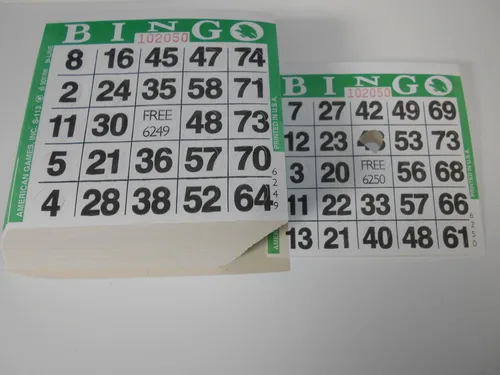 Vista 5 de Tarjetas de Bingo Pushout (500 ct)-Seleccione el color a continuación