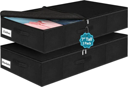 Vista 7 de Perfil bajo de 4.5 pulgadas, almacenamiento debajo de la cama