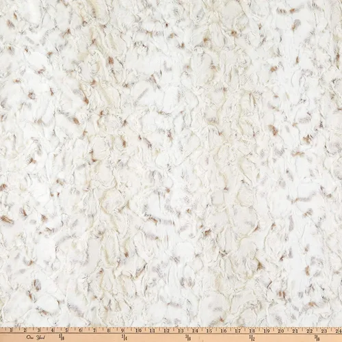 Vista 9 de Shannon Minky Luxe Cuddle Snowy Owl Aleación, tela por yarda