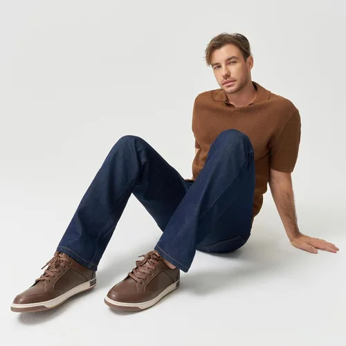 Vista 4 de Jousen - Tenis informales a la moda para hombre