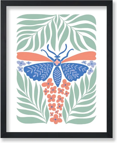 Vista 50 de Poster Master Póster de gato – Estampado floral retro – Arte de flores – Arte colorido de gato – Arte bohemio chic – Arte abstracto genial – Arte