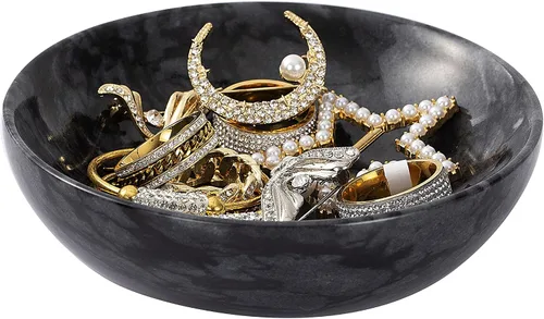 Vista 7 de CM CHIC MONDAY Plato de joyería de mármol - Soporte para anillos, Mármol