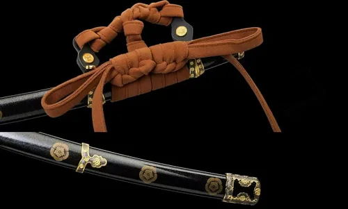 Vista 5 de 41 Inch Tachi Real Hamon Handmade Sword T8 Steel Japanese Samurai Katana
