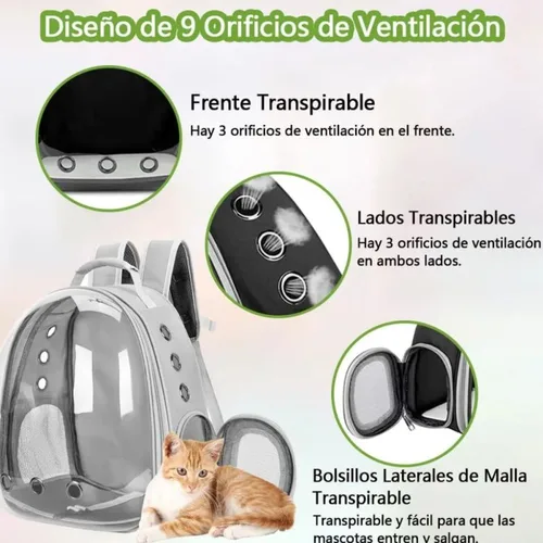 Vista 4 de Mochila De Transporte Para Mascotas